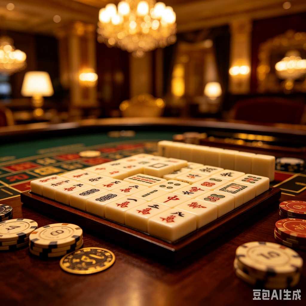 unique text mahjong tiles design